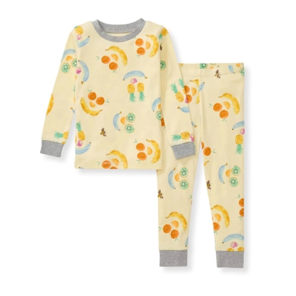 Burt’s Bees Toddler Girls’ Spring Floral Organic Pajama Bundle - Picture 7 of 10
